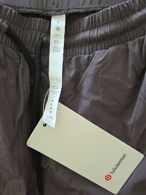 NWT lululemon Grey Elastic-Waist Size 8 Swifty Tech SS Crew Joggers